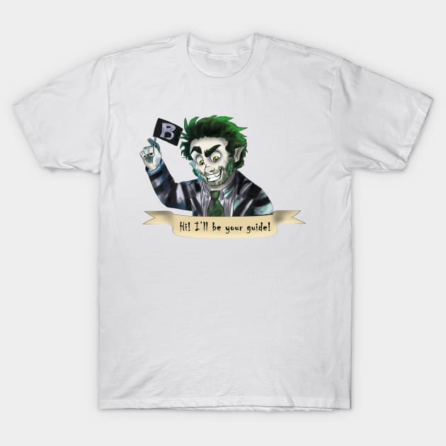 "Hi! I'll Be Your Guide!" - Beetlejuice T-Shirt by JuliaMaiDesigns